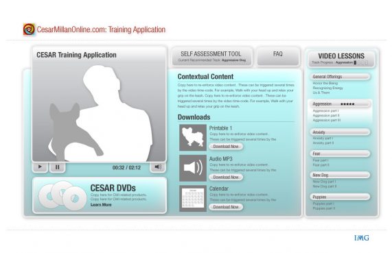 Cesar Millan (Online Training Application)